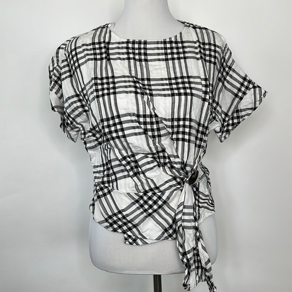 ZARA BASIC SHORT SLEEVE TOP - Picture 1 of 5